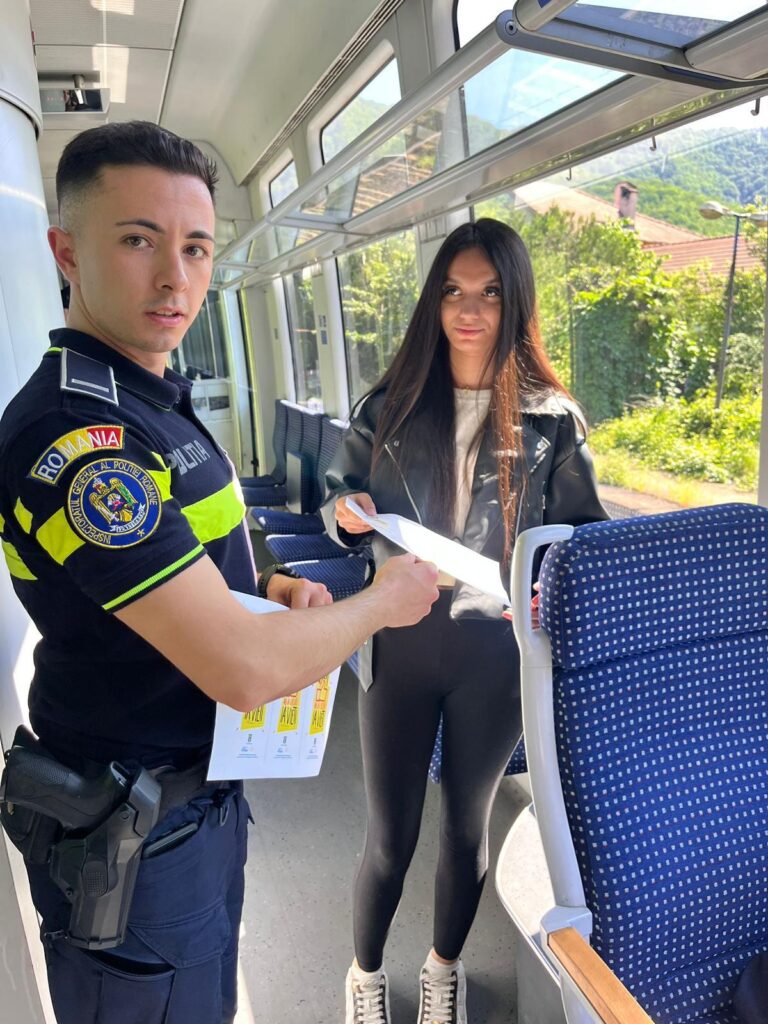 „Selfie-ul pe tren nu ia like-uri, ia vieți!” – Campanie de prevenire a accidentelor feroviare lansată de IPJ Vâlcea
