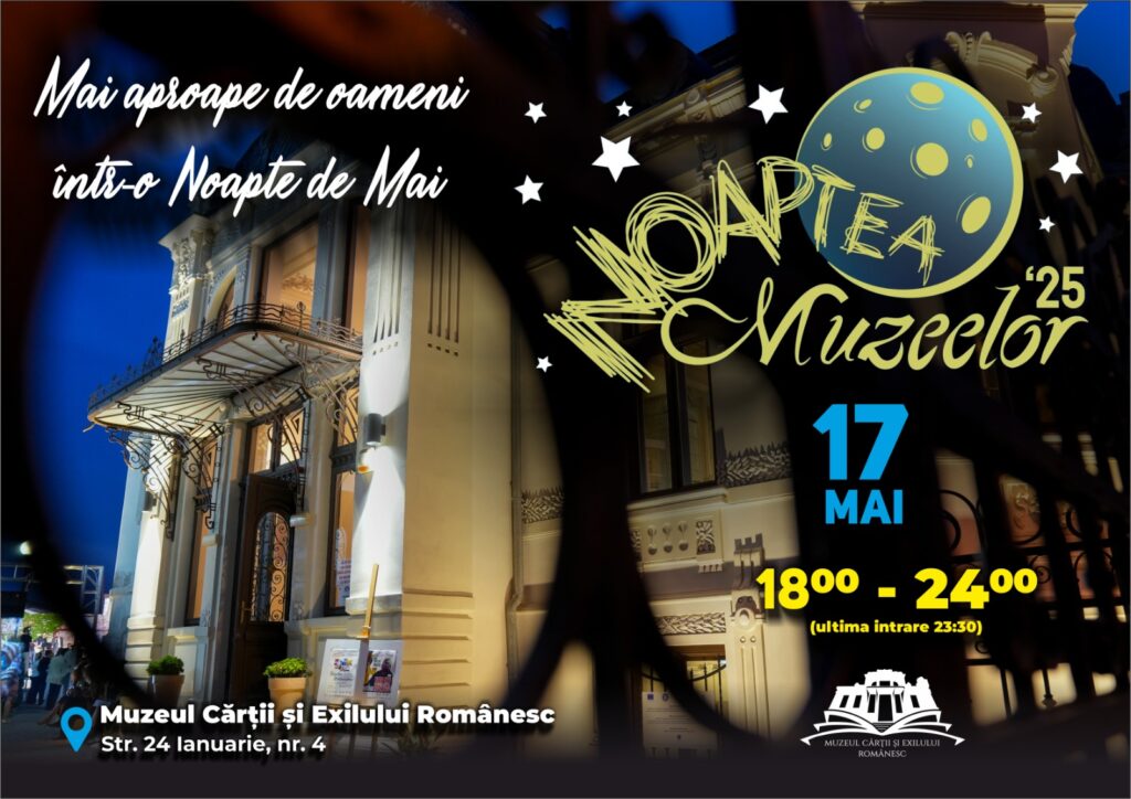 Craiova: Muzeul Cărții și Exilului Românesc participă la Noaptea Muzeelor