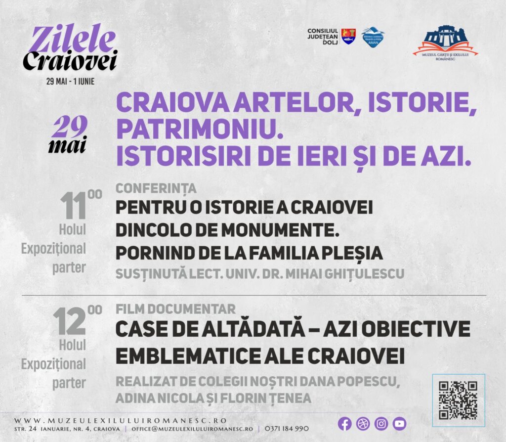Muzeul Cărții și Exilului Românesc la cea de-a XXVIII-a ediție a Zilelor Craiovei