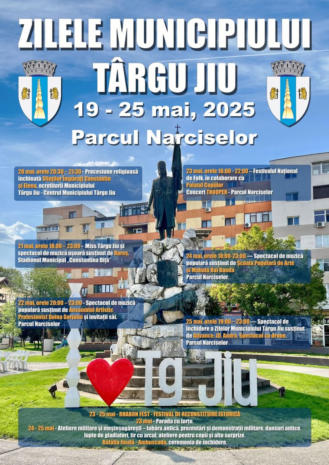 Andra cântă la Zilele Municipiului Târgu Jiu 2025