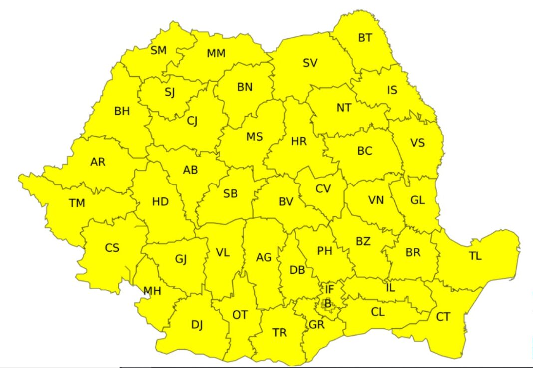 Vremea devine instabilă și va ploua în mare parte din țară