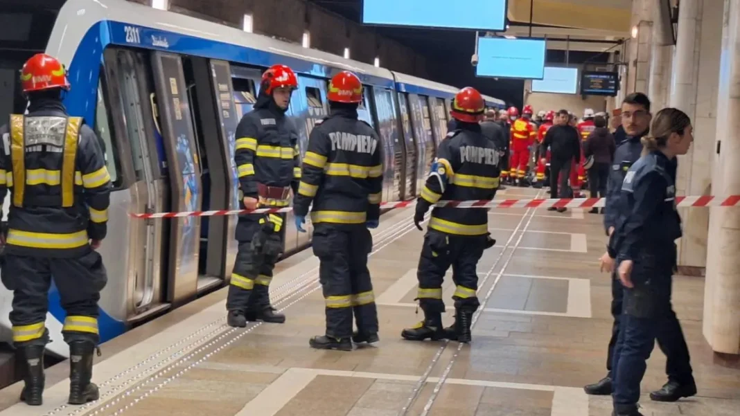 Un bărbat a murit după ce s-a aruncat în faţa metroului