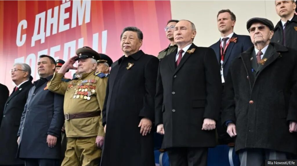 (VIDEO) Vladimir Putin la parada de Ziua Victoriei a Rusiei