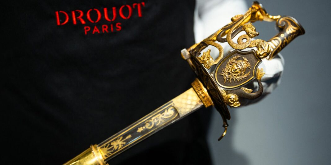 sabie NB Una dintre sabiile lui Napoleon, vândută la licitație cu 4,66 milioane de euro