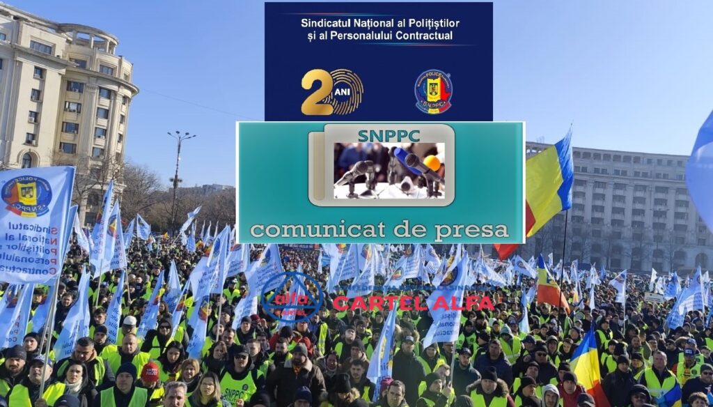 Avertisment de la FSNPPC: Drepturile polițiștilor sunt în pericol. Protest la Palatul Cotroceni