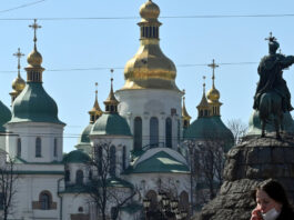 Simbol al identității Ucrainei, Catedrala Sfânta Sofia a fost avariată de bombardament