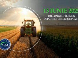 APIA prelungește termenul pentru cererile de plată până pe 13 iunie