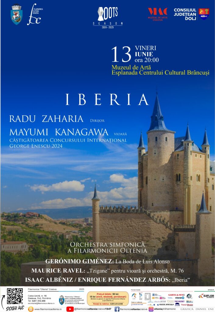 Craiova: „IBERIA” – culorile muzicii spaniole, pe Esplanada Centrului Cultural Brâncuși
