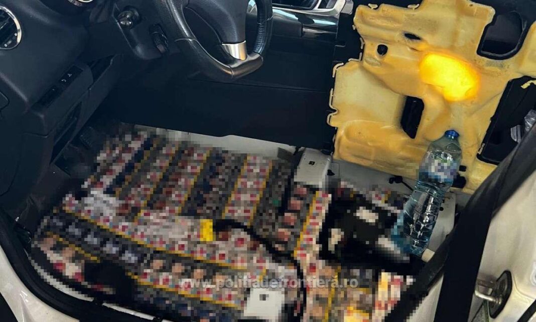 Peste 100.000 de țigarete descoperite la Giurgiu