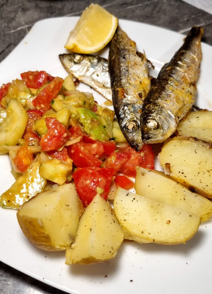 Rețetă Ușoară de Baby Hering la Cuptor – Deliciu Mediteranean Simplu și Rapid