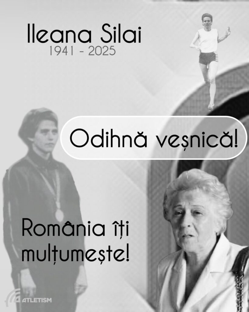 Atletism | Vicecampioana olimpică Ileana Silai a încetat din viață la 83 de ani