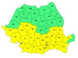 Codul galben de caniculă, extins