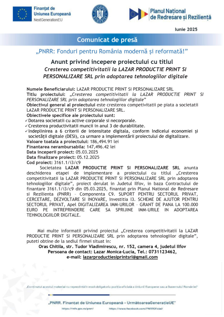 Avansând în Era Digitală și Îmbunătățirea Competitivității