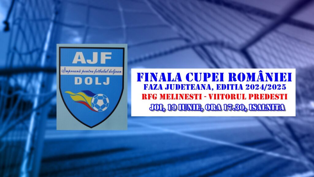 RFG Melinești și Viitorul Predești luptă pentru trofeul Cupei României – faza județeană