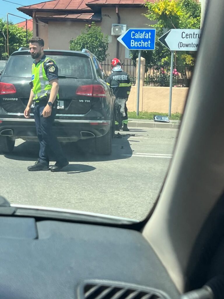 Cercetări la fața locului (Foto: Info Trafic Craiova si Dolj)