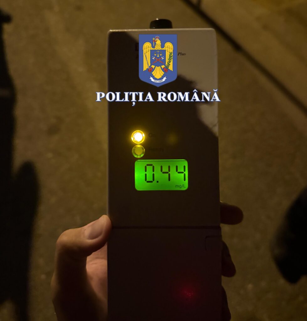 Mehedințean prins băut la volan