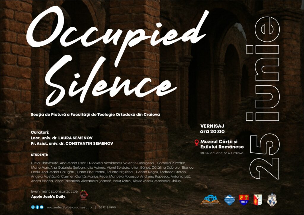 Craiova: Vernisajul expoziției „Occupied Silence” la Muzeul Cărții și Exilului Românesc