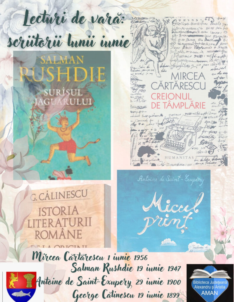 Craiova: Expoziția de carte intitulată „Lecturi de vară: scriitorii lunii iunie”