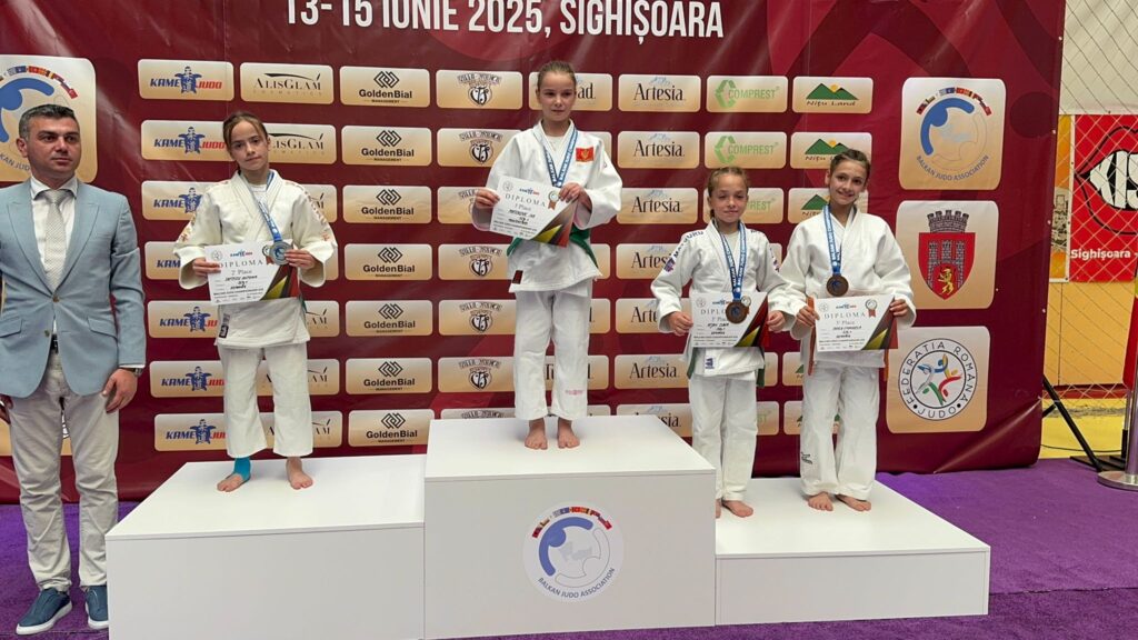 Judo / Antonia Săftescu (LPS Craiova) este noua vicecampioană Balcanică la U13