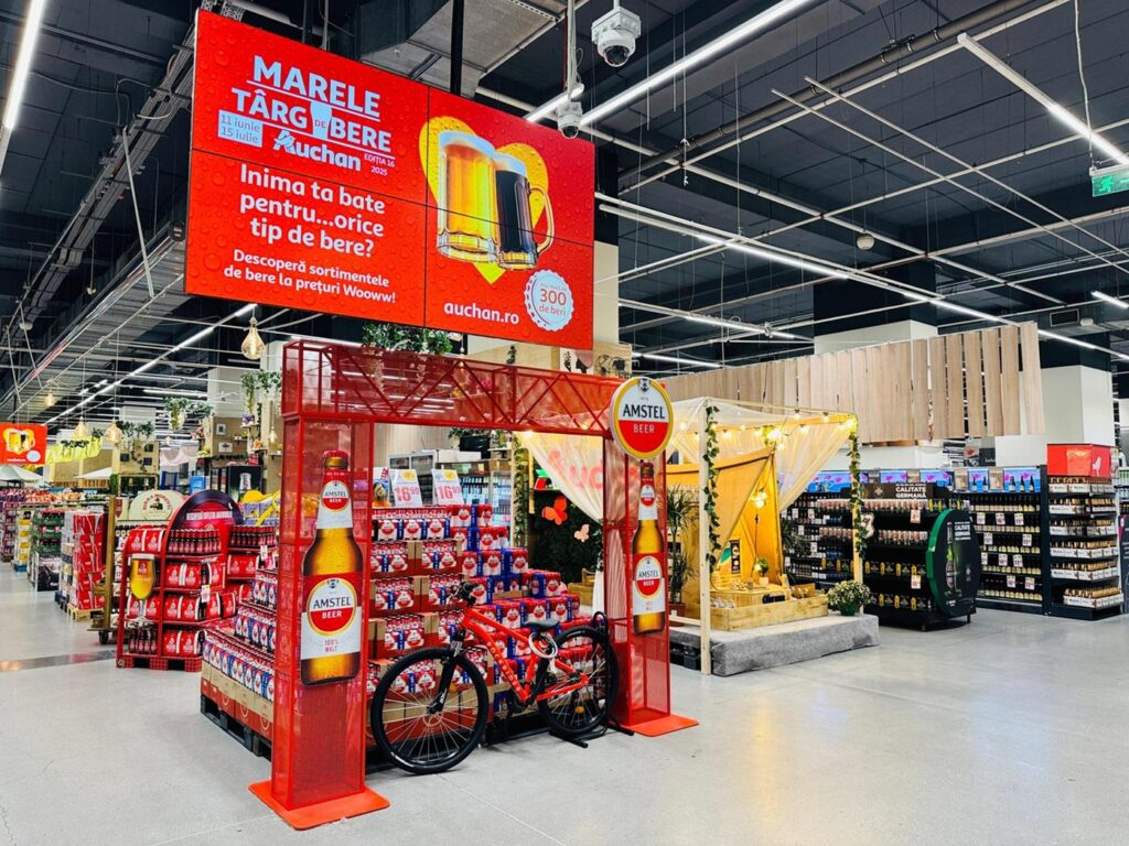 Auchan te invită la o călătorie în lumea berii – Peste 300 de sortimente din 25 de țări la Târgul de Bere 2025