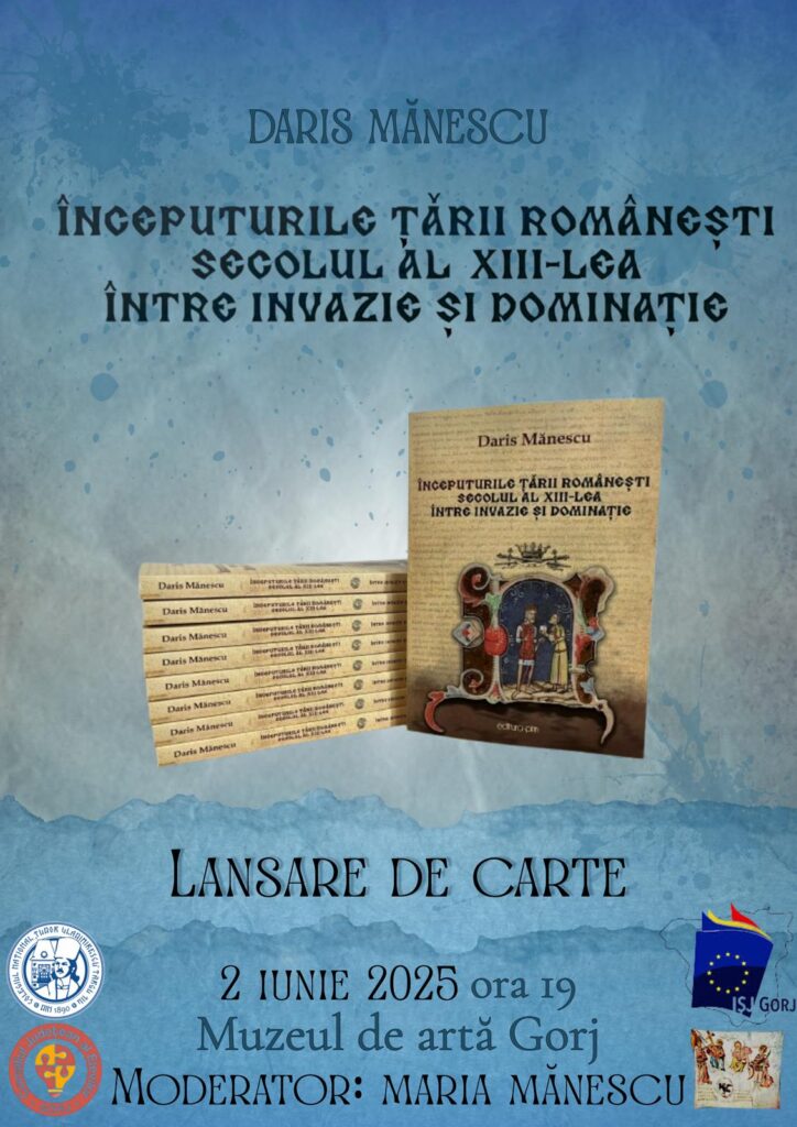 Un elev din Târgu Jiu își lansează cartea de debut despre începuturile Țării Românești