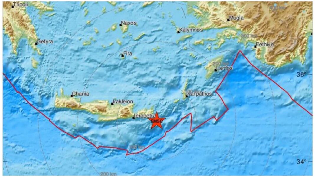 Grecia: Cutremur de 5,3 pe Richter în largul insulei Creta