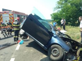 Mehedinţi: Accident grav pe DN6, la Tâmna