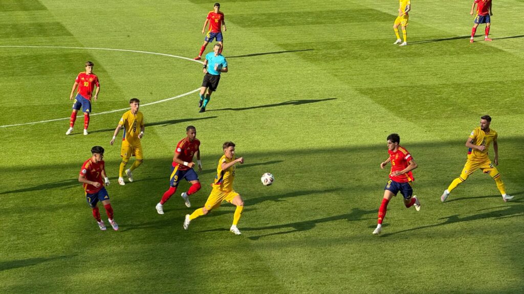 Euro U21 | Înfrângere pentru România în fața Spaniei, 1-2, deși a dominat meciul