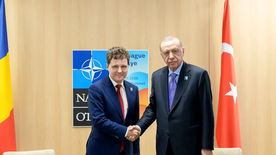 Nicușor Dan a avut o întâlnire bilaterală cu președintele turc