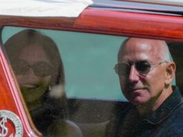 Jeff Bezos, fondatorul miliardar Amazon, și fosta jurnalistă TV Lauren Sánchez