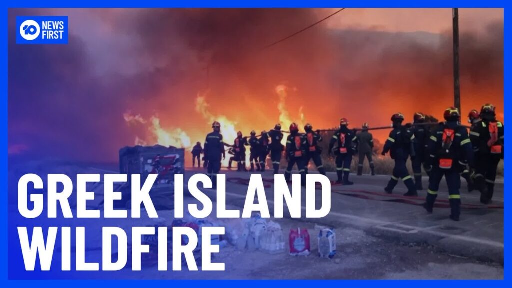 Evacuări Masive pe Insula Chios din Cauza Incendiilor Devastatoare