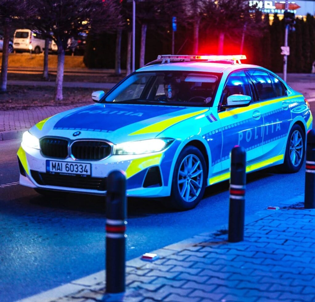 Tânăr Sancționat și Lăsat Fără Permis de Polițiștii din Dolj După Derapaje Controlate Nocturne