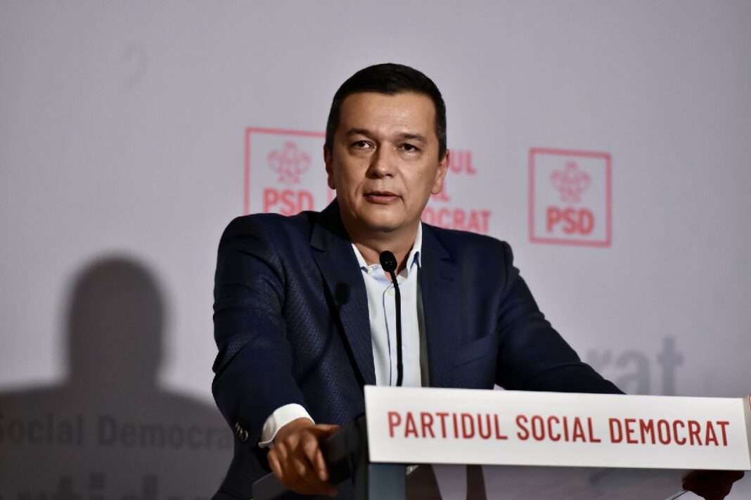 Președintele interimar al PSD, Sorin Grindeanu,