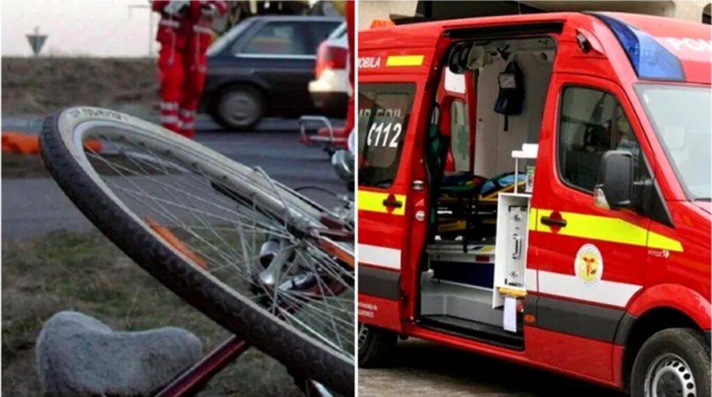 Un tânăr acroșat în timp ce se deplasa pe bicicletă! Decesul nu a putut fi evitat