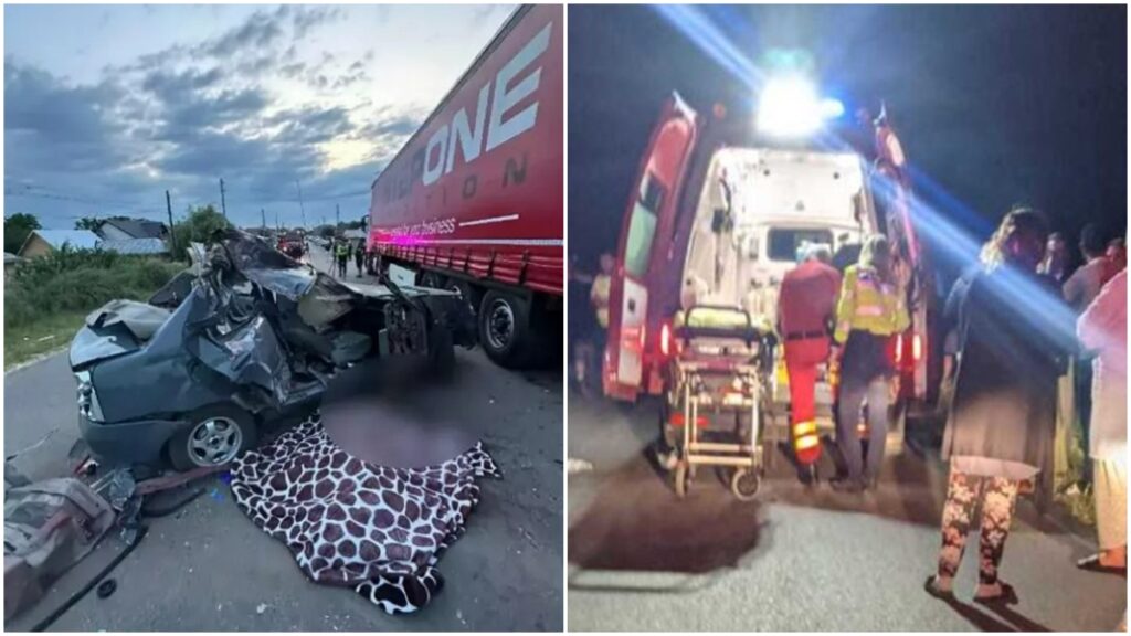 Doi tineri, morți într-un Logan zdrobit de tir! Șoferul vinovat nu avea nici permis