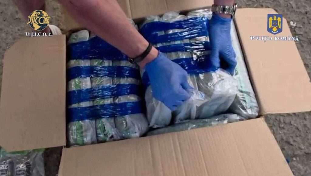 Bărbat prins în timp ce transporta nouă kilograme de canabis 
