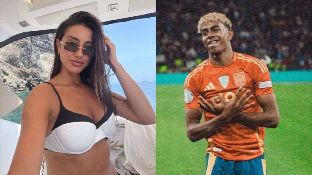 Yamal, „marchează“ şi în vacanţă! Starul Barcelonei, alături de o stewardesă de 30 de ani