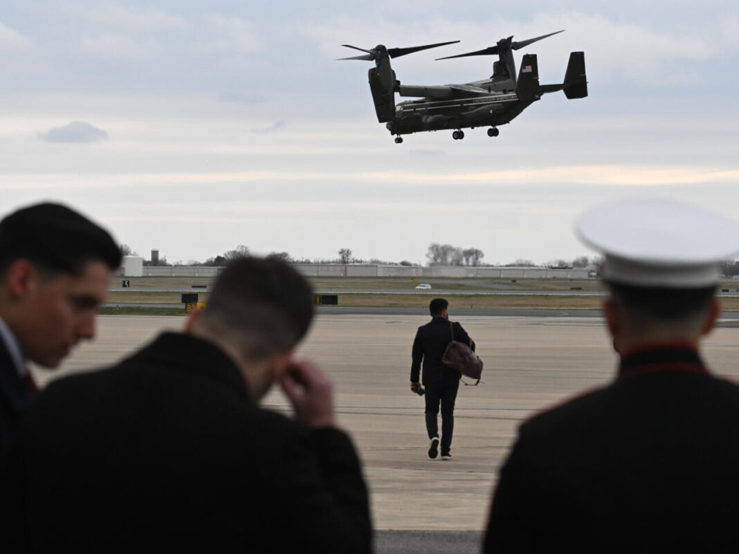 Avionul american Osprey a aterizat de urgență în Japonia