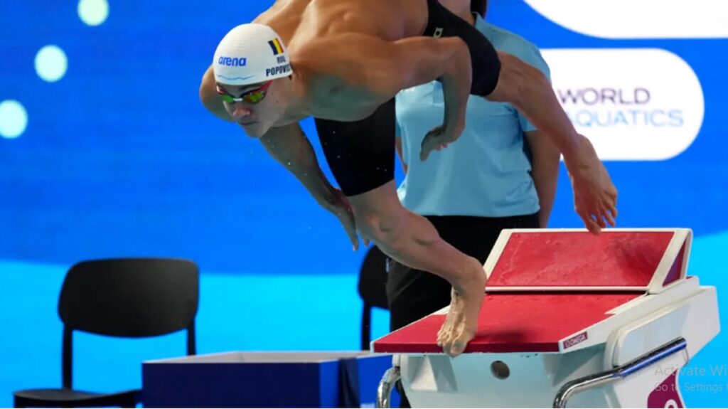 Înot | David Popovici s-a calificat în finala la 200 m liber, la Mondiale