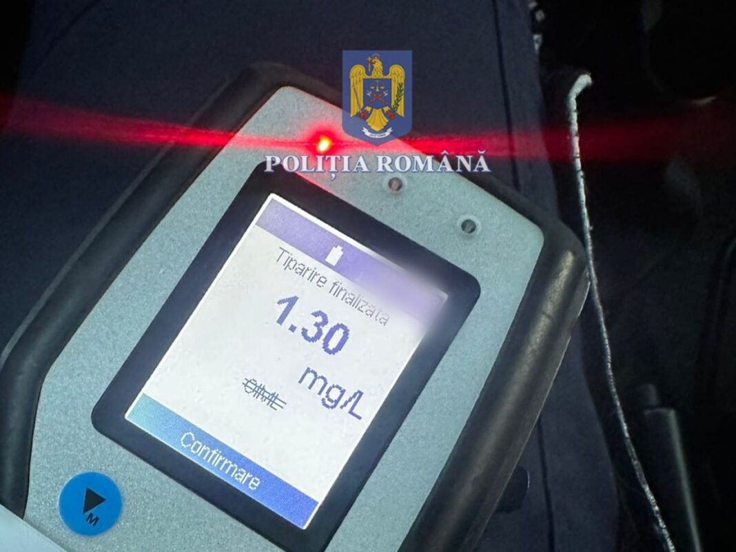 Un şofer din Olt a fost prins băut la volan