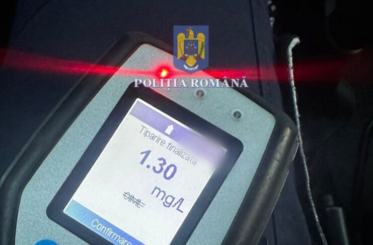 Un şofer din Olt a fost prins băut la volan