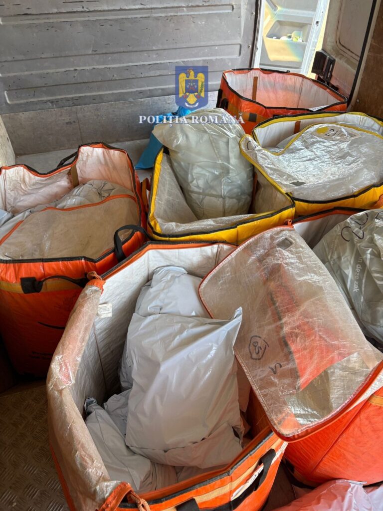 (VIDEO) Dolj: Aproximativ 250 de kilograme de tutun mărunțit, indisponibilizate