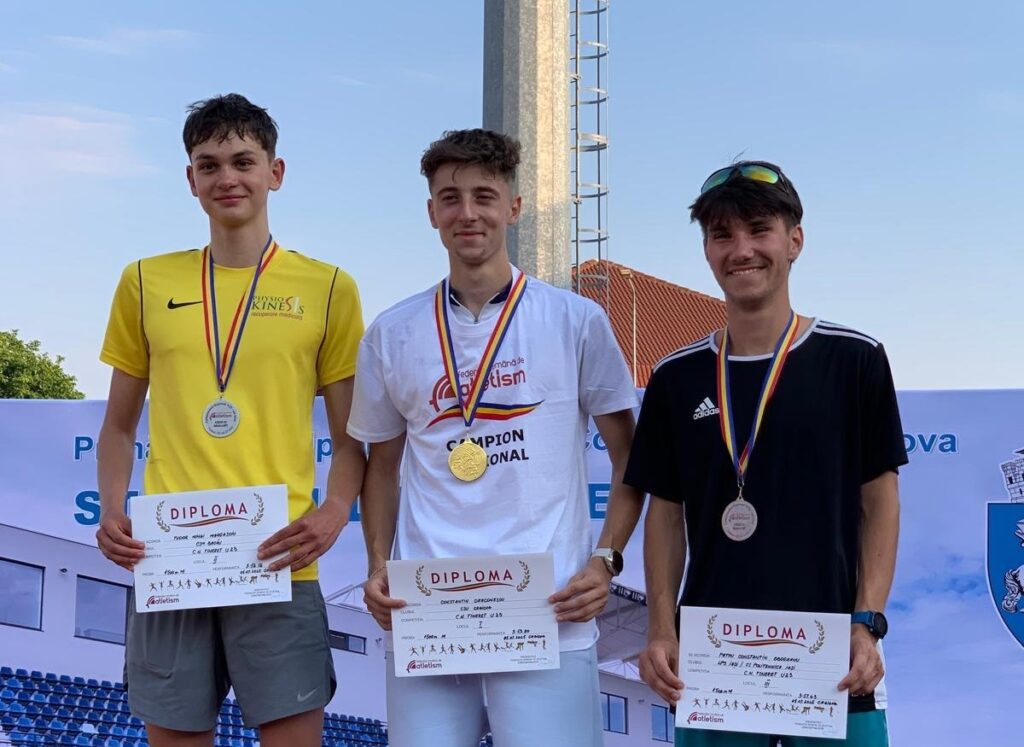 Constantin Deaconescu Cucereste Aurul U23 in Proba de 1500 m la Craiova