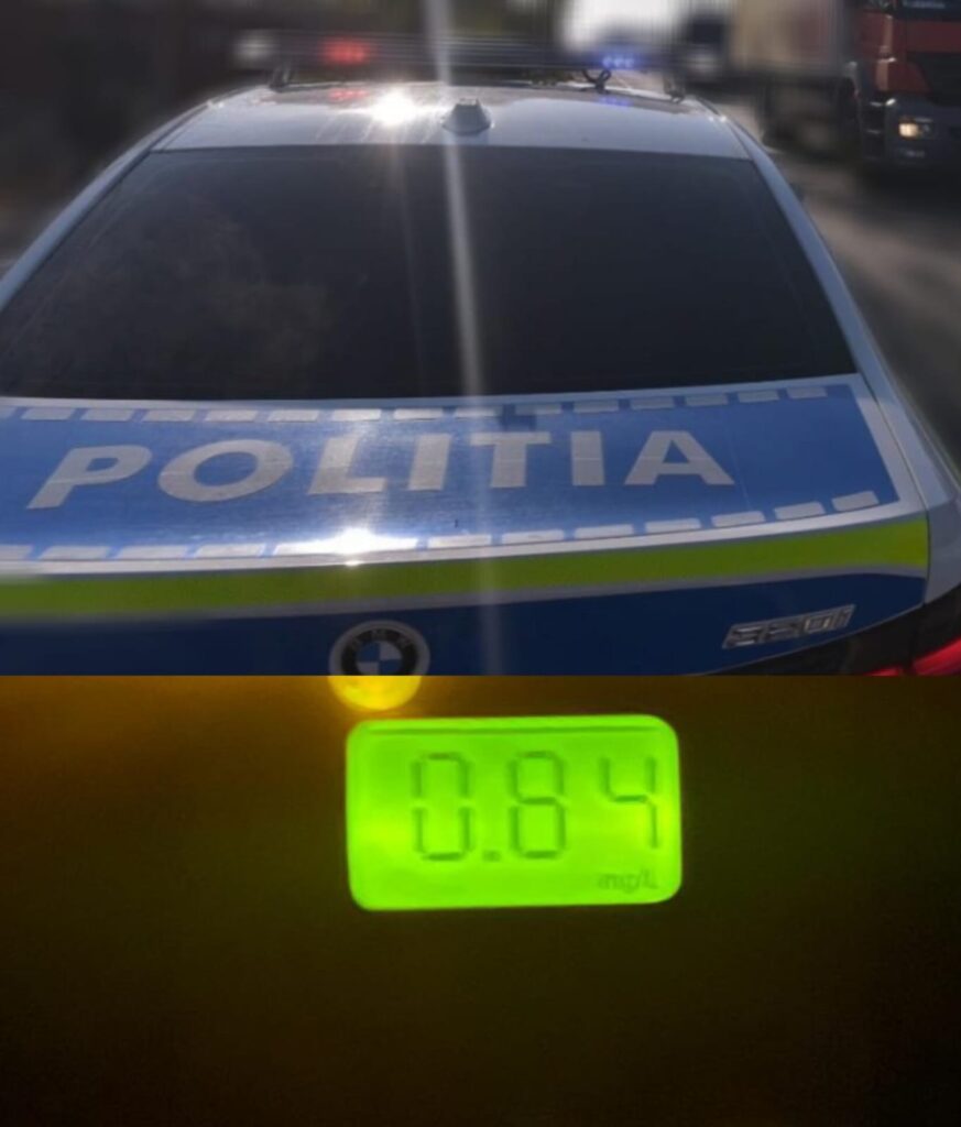Un bărbat fără permis şi cu alcool în sânge, „capturat“ de poliţiştii doljeni