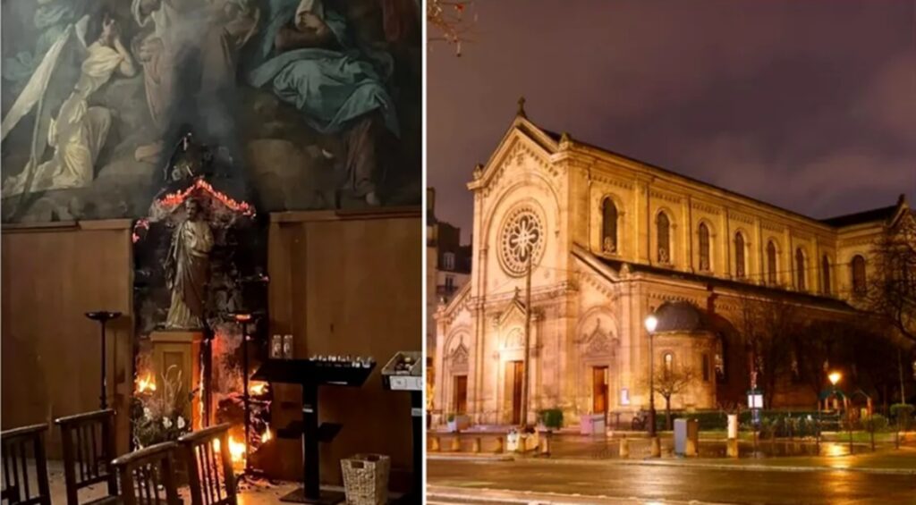 Un român a provocat două incendii la biserica Notre-Dame din Paris! Urmează să fie judecat