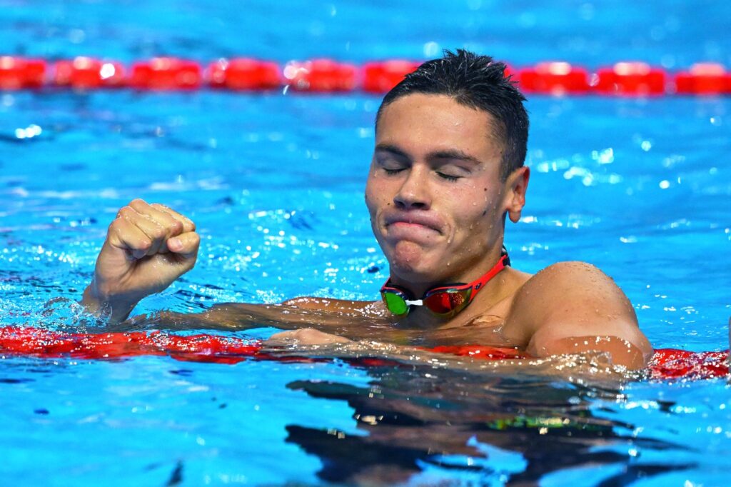 În finală şi la 100m! David Popovici, al doilea timp în faza semifinalelor de la Mondiale
