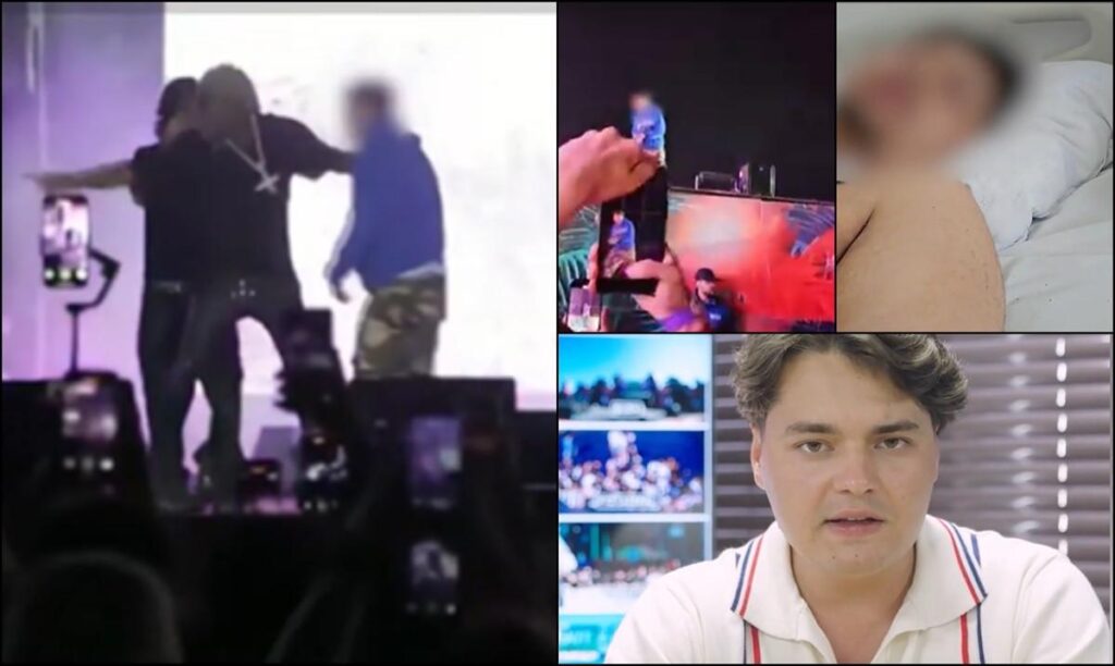 Nicolas, adolescentul care s-a lovit grav după ce a sărit de pe scenă la Beach Please, a fost transferat la Sibiu