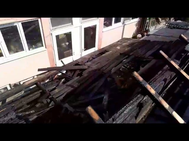 Incendiu la o magazie din municipiul Râmnicu Vâlcea