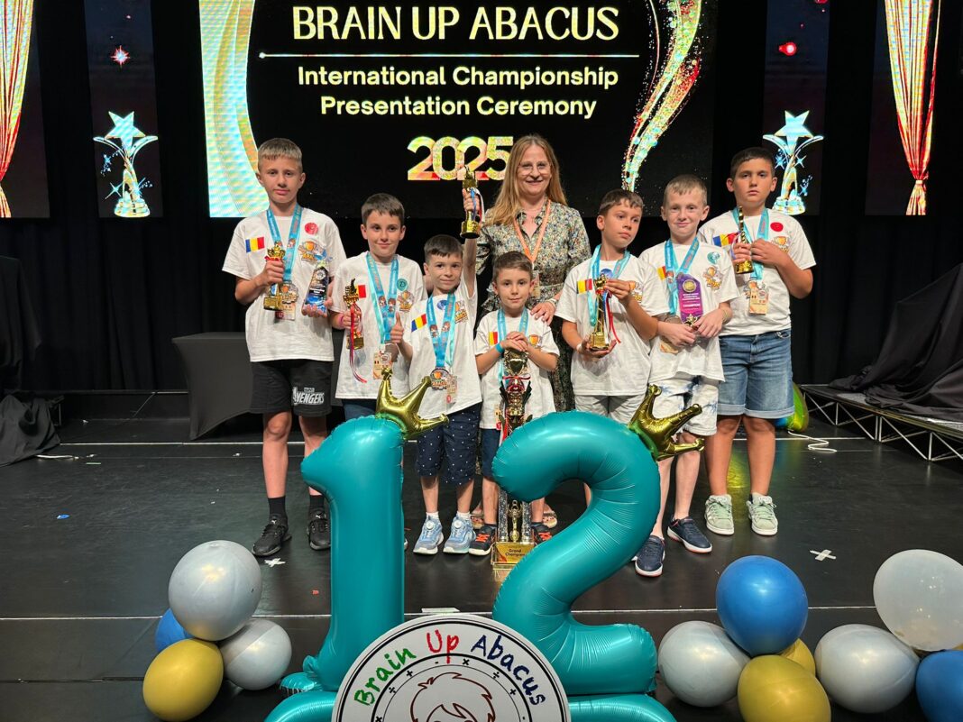 Copiii de la SmartyKids Craiova Centru – performanță internațională la Brain-Up Abacus International Championship 2025 din Anglia