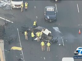 Accident teribil care a făcut 5 victime în Long Beach